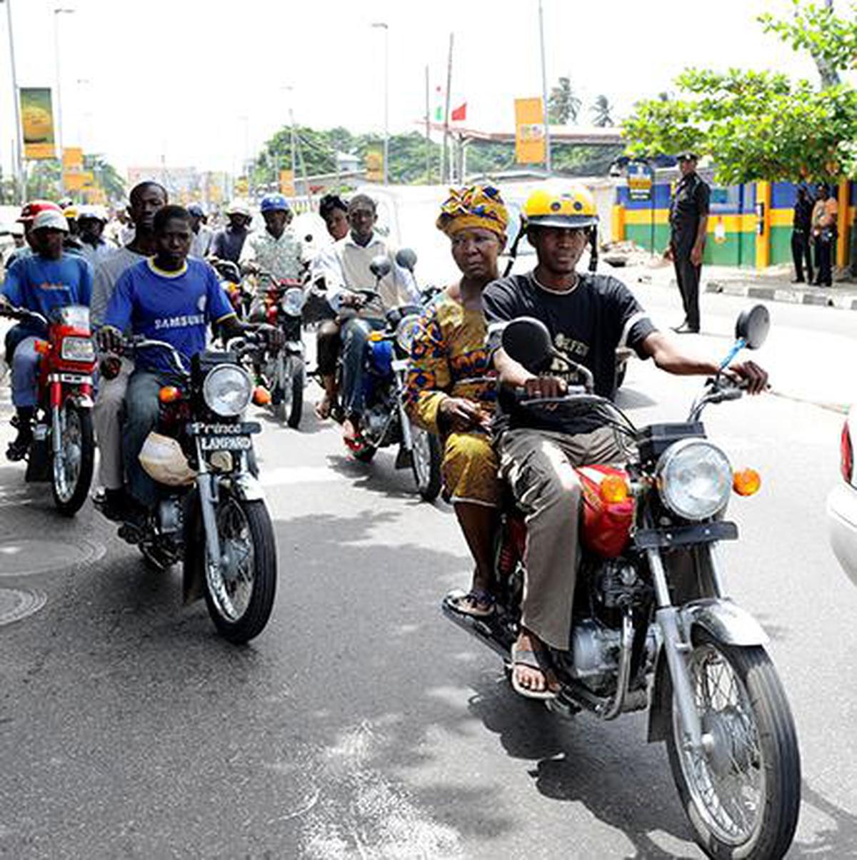 African okada rider